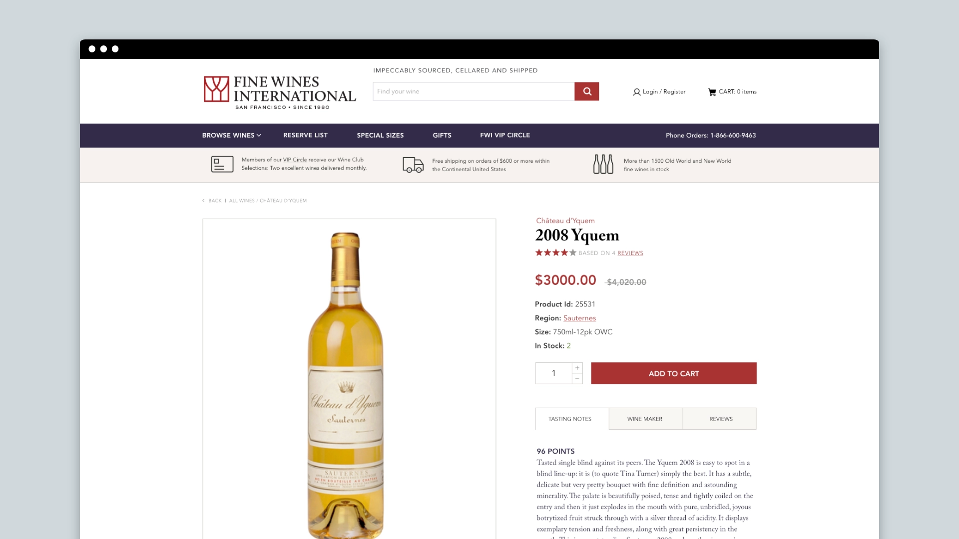 Wine Details