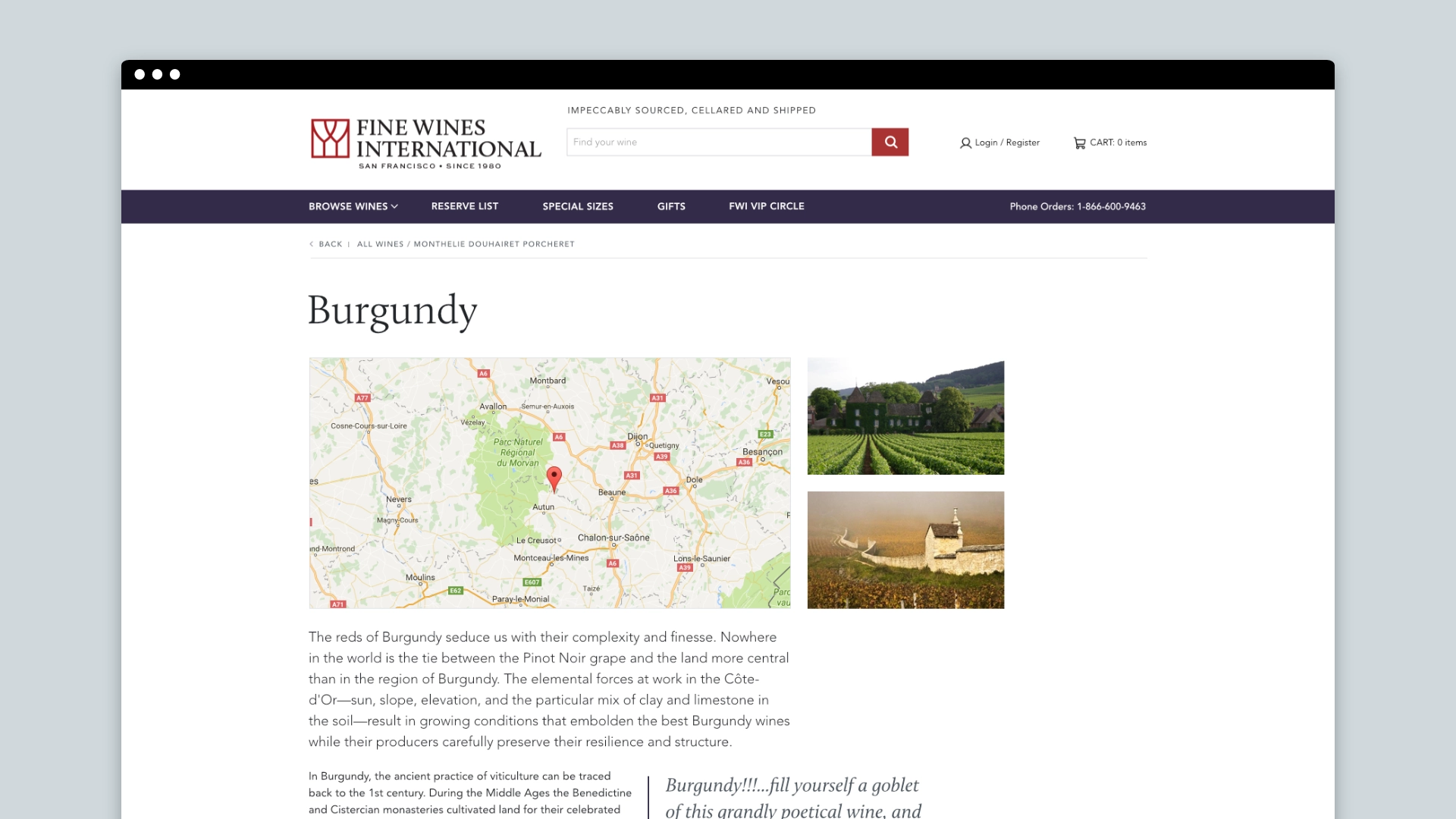 Region Page