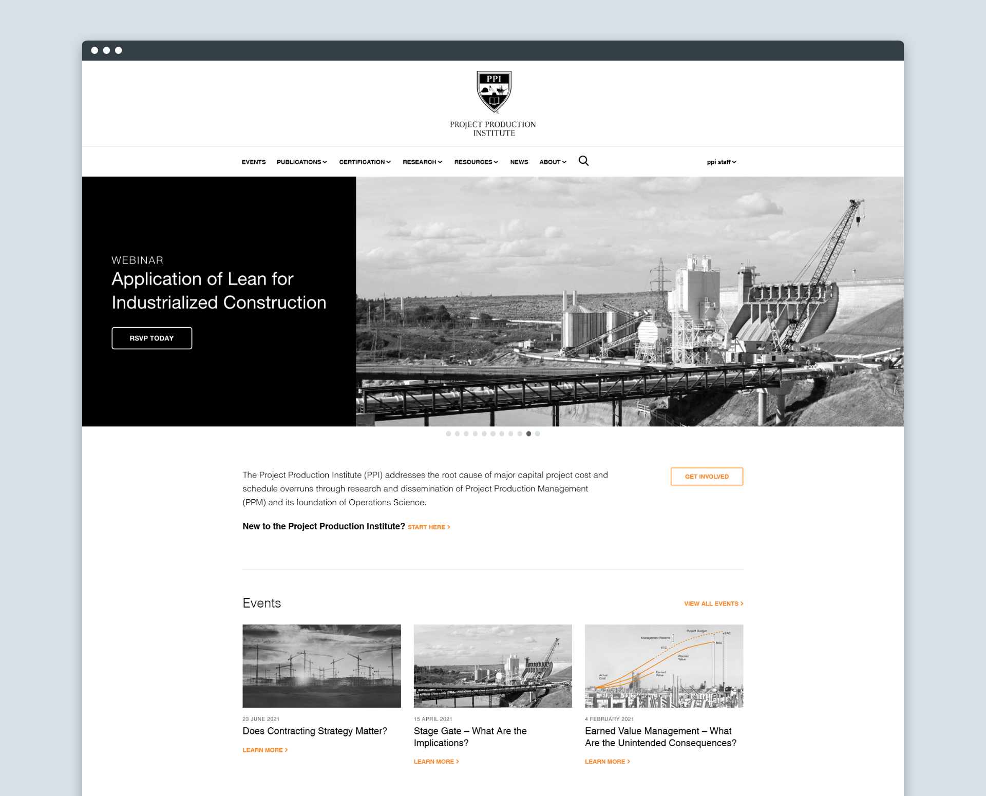 Home page